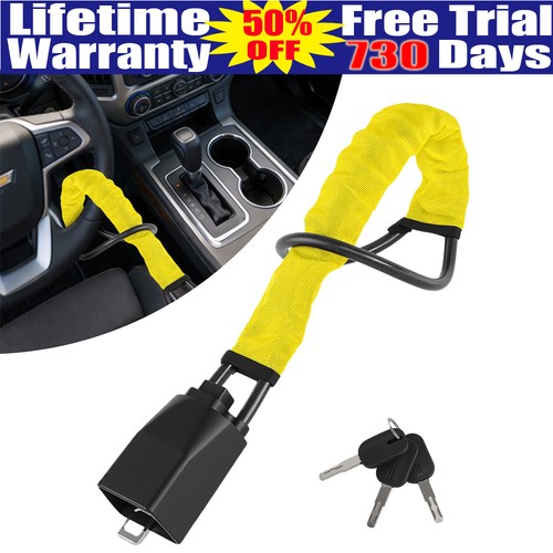 Seat belt lock steering wheel - seat,